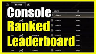 How to Find the LEADERBOARDS on PUBG Consoles (PS5 & Xbox)