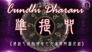 【準提咒】Cundhi Dharani Mantra | 滿一切善願 ️財富福德增長️超強正能量＊消除惡運障礙＊成就善業＊咒語版1080遍 2小時 大悲菩提寺  (Pinyin) 2 hours