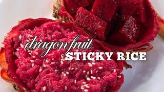 How to make Dragon Fruit Sticky Rice