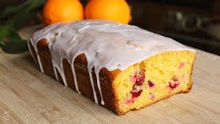 Easy & Soft Orange Cranberry Bread Recipe  | The Sweetest Journey