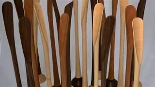 Making a wood shoe horn