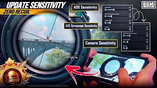 New  Update Sensitivity ADS + Gyro Sensitivity BGMI PUBGm 