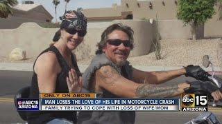 Husband, wife on motorcycle during crash on US60 at Mill Avenue