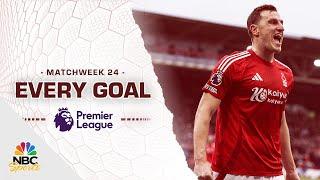 Every Premier League goal from Matchweek 24 (2024-25) | NBC Sports