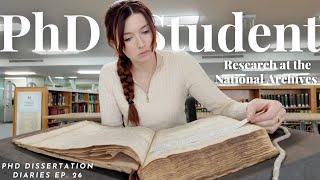 A Day in the National Archives Doing Legal History Research for my PhD | Dissertation Diaries Ep.26