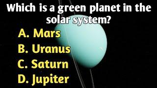 Green Planet | Gk Quiz In English On Solar System  | #shorts