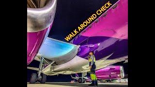 Walk Around Check at Airbus A320