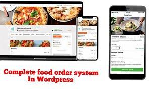 Complete food ordering website with delivery app restaurant app and customer app