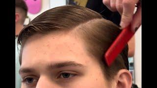 How to do a scissor cut for barbers