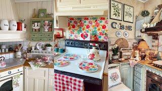 100+ COTTAGE KITCHEN IDEAS: Shabby Chic Cottage Kitchen Makeover Home Decor