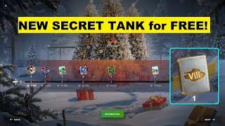 WoT Blitz - NEW Secret Tank for Free and NEW Garage Gear Draw! Deal Damage and Tank is yours!