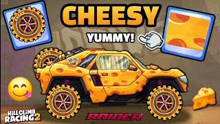 NEW!! CHEESE RAIDER LEGENDARY PAINT GAMEPLAY - Hill Climb Racing 2