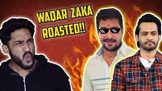 HINDUSTANI BHAU ROASTS  WAQAR ZAKA LIVE !!  THUGESH