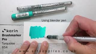 Karin Brushmarker Pro Turquoise 654