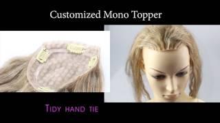 CUSTOMIZED MONO TOPPERS  FROM GOODYARD HAIR