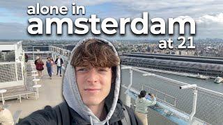 Solo Traveling to Amsterdam at 21 - Europe Travel Vlog #4