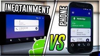 Android Auto: Infotainment vs Phone - Any Difference?