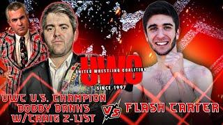 Flash's First Ever Indie Wrestling Championship Win! Flash Carter vs Bobby Banks UWC US Title Match