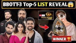 Bigg Boss OTT-3 Top5 List | Ranvir, sana, Naezy, kataria, Armaan Malik | BBOTT-3 Winner Update