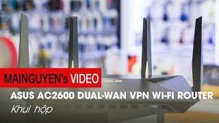 Khui hộp wifi router Asus BRT-AC828: Phù hợp cho cả cho doanh nghiệp lẫn hộ gia đình