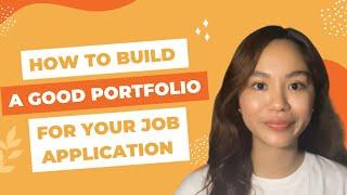 Let’s Build your Job Portfolio | Kaye Estacio