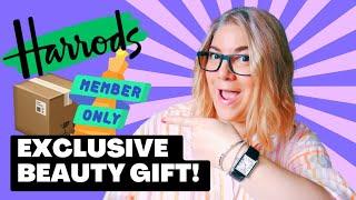 HOW YOU CAN GET THIS EXCLUSIVE MEMBERS-ONLY HARRODS BEAUTY GIFT!  What you get & what I think of it