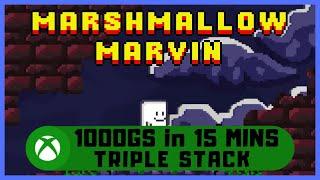 Marshmallow Marvin #Xbox Achievement Walkthrough - 1000GS in 15 Mins - Triple Stack