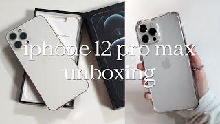 아이폰 12 프로 맥스 실버 언박싱ㅣiphone 12 pro max silver unboxing