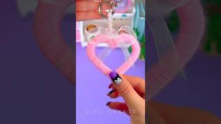 Diy - Heart Keychain #craft #keychain