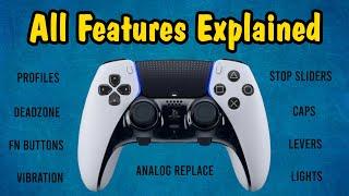 How to Use Every Feature on a DualSense Edge Controller (Profiles, Fn Button, Stick Replace, Lever)