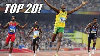 Top 20 Athletes in Track & Field History