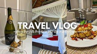 TRAVEL VLOG : exploring Popa falls ,Divundu , Staycation at Hilton Garden Inn.