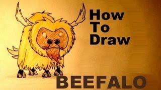 How to draw BEEFALO - Don't Starve