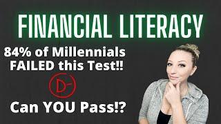 Financial Literacy, Only 16% of Millennials Passed This Test!! 3 Simple Questions, Can You Pass?