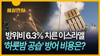 [세상만사] 방위비 6.3% 치른 이스라엘…'하룻밤 공습' 방어 비용