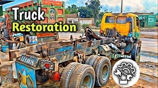 Dumping Truck Restoration Project old truck restoration project