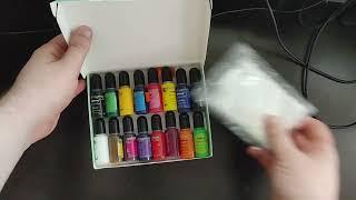 Epoxy Resin Pigment - 16 Color Liquid Translucent Epoxy Resin Colorant - Unboxing