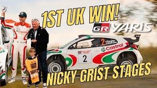 The 1st EVER UK rally win for the Toyota GR Yaris Rally2 Car, Chris Ingram @ Nicky Grist Stages 2024