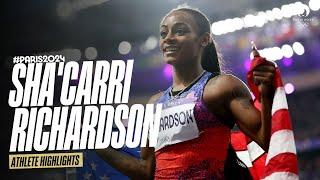 The best of Sha'Carri Richardson at the Olympics ‍️