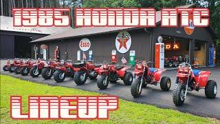 The 1985 Honda ATC Lineup! - ATC 70, 110, 125M, 200S, 200M, 200X, 200ES, 250ES, 250SX, 250R and 350X