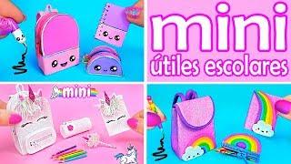 12 DIY Mini Útiles Escolares Que SÍ Funcionan!