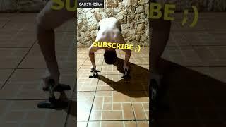 Push Ups to get stronger calisthenics workout #shorts