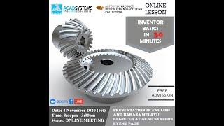 Inventor Basics in 30 minutes by Acad Systems Sdn. Bhd.