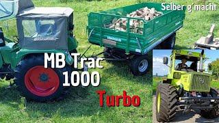 1000 MB Trac TURBO | Schiebetisch Säge | FENDT | Reisch |Brennholz