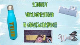 Easy Vinyl Decal Tutorial for Beginners with a ScanNCut