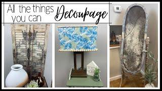 DIY Home Decor on a Budget | Decoupage DIY Decor