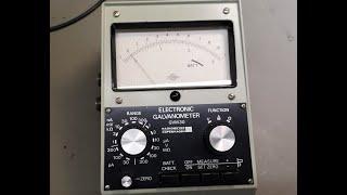 Radiometer GVM30 Electronic Galvanometer 1970 test teardown