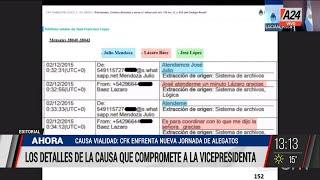 CAUSA VIALIDAD "Plan limpiar todo": el fiscal Luciani mostró chats de López  I A24