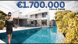 Inside brand new 1.7 M Villa in Calpe, Costa Blanca, Spain