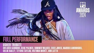 Teyana Taylor, Victoria Monét, Coco Jones, Chlöe, Keke Palmer & More Honor Usher! | BET Awards '24